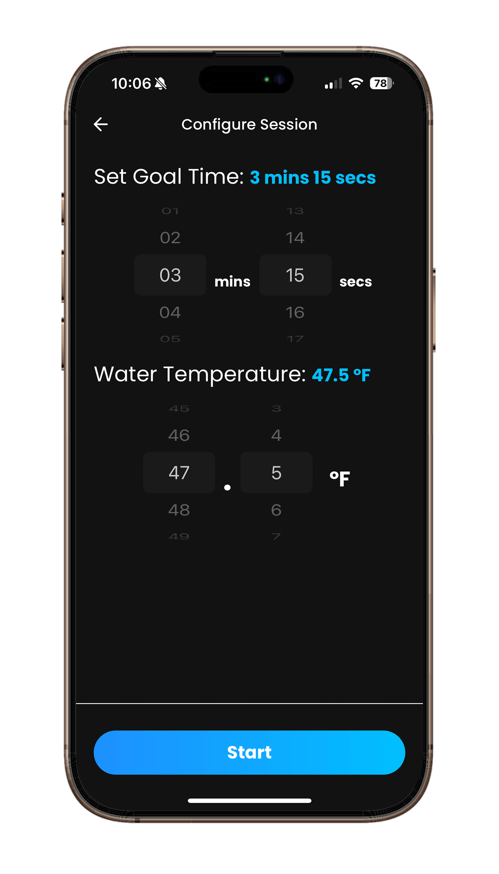 Record Setup Interface